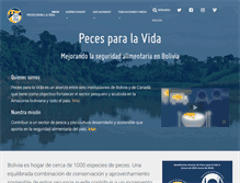 Tablet Screenshot of pecesvida.org